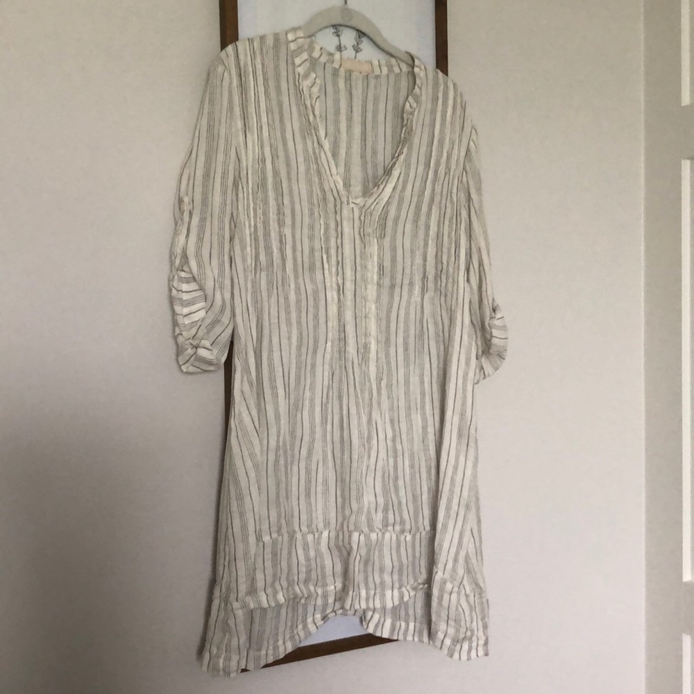 CP shadows linen tunic dress